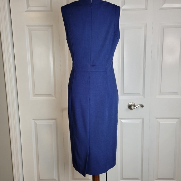 Louben Deep Blue Shift Dress SZ 10 - Picture 3 of 17